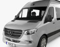 Mercedes-Benz Sprinter Passenger Van L2H2 with HQ interior 2019 3d model