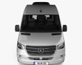 Mercedes-Benz Sprinter Passenger Van L2H2 with HQ interior 2019 3d model front view