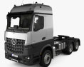Mercedes-Benz Arocs Tractor Truck 3-axle with HQ interior 2013 3d model