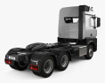Mercedes-Benz Arocs Tractor Truck 3-axle with HQ interior 2013 3d model back view