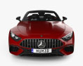 Mercedes-Benz SL-class AMG 63 with HQ interior 2024 3d model front view