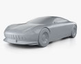 Mercedes-Benz Vision AMG 2022 3d model clay render