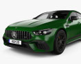 Mercedes-Benz AMG GT 63 S E Performance edition 4-door coupe with HQ interior 2019 3d model