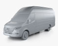Mercedes-Benz Sprinter Passenger Van L4H3 2022 3d model clay render
