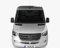 Mercedes-Benz Sprinter 厢式货车 L2H1 带内饰 2022 3D模型 正面图
