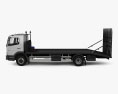 Mercedes-Benz Atego Single Cab Flatbed Truck 2007 3d model side view