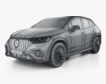 Mercedes-Benz EQE SUV AMG 2024 Modello 3D wire render