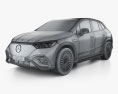 Mercedes-Benz EQE SUV AMG Line 2024 3D 모델  wire render