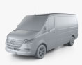 Mercedes-Benz Sprinter Panel Van L2H1 2019 3d model clay render