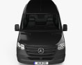 Mercedes-Benz Sprinter Panel Van L2H3 with HQ interior 2019 3d model front view