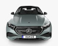 Mercedes-Benz E级 轿车 AMG Line 2024 3D模型 正面图