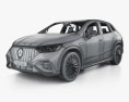 Mercedes-Benz EQE SUV AMG 인테리어 가 있는 2023 3D 모델  wire render