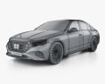Mercedes-Benz E-class sedan e Exclusive Line 2024 3d model wire render