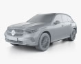 Mercedes-Benz GLC-class Avantgarde Line 2022 3d model clay render