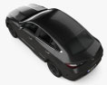 Mercedes-Benz GLC-class coupe AMG Line 2024 3d model top view