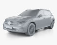 Mercedes-Benz GLCクラス L AMG Line 2024 3Dモデル clay render