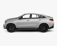 Mercedes-Benz GLE-class coupe AMG 2024 3d model side view