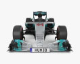 Mercedes-Benz AMG W08 EQ Power F1 2020 3Dモデル front view