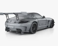 Mercedes-Benz SLS级 AMG GT3 Black Falcon 2014 3D模型