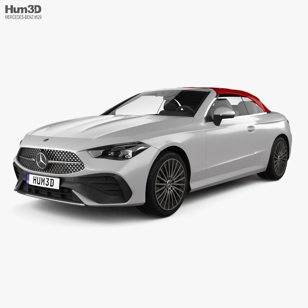 Mercedes-Benz CLE-class cabriolet AMG Line 2023 3D模型