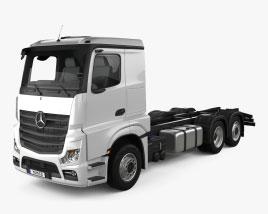 Mercedes-Benz Actros L-Cab Classic Space 2.30m Chassis Truck 2024 3D model