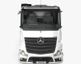 Mercedes-Benz Actros L-Cab Classic Space 2.30m Chasis de Camión 2024 Modelo 3D vista frontal