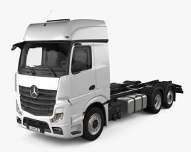 Mercedes-Benz Actros L-CabStreamSpace 250w Chassis Truck 2023 3D model