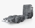 Mercedes-Benz Actros L-Cab Stream Space 2.50m Fahrgestell LKW 2024 3D-Modell