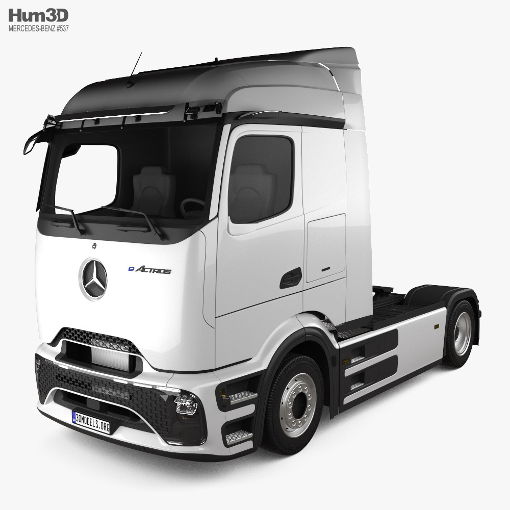 Mercedes-Benz Actros e 600 Tractor Truck 2-axle 2024 3D model