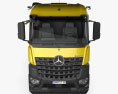 Mercedes-Benz Arocs L-CabClassicSpace 230w Fahrgestell LKW 2023 3D-Modell Vorderansicht