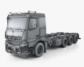 Mercedes-Benz Arocs L-CabStreamSpace 250w Fahrgestell LKW 2023 3D-Modell wire render