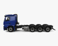 Mercedes-Benz Arocs L-CabStreamSpace 250w Chassis Truck 2023 3d model side view