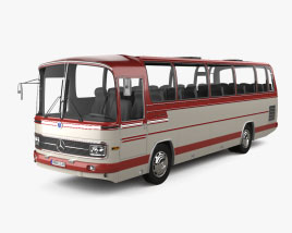 Mercedes-Benz O302 Bus 1965 3Dモデル