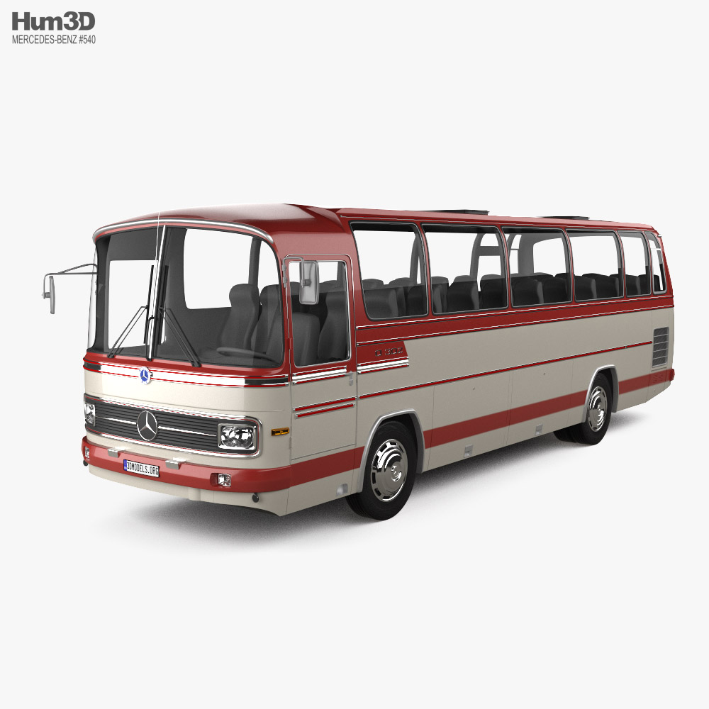 Mercedes-Benz O302 Bus 1965 Modelo 3D