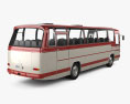 Mercedes-Benz O302 Bus 1965 3Dモデル 後ろ姿
