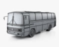 Mercedes-Benz O302 Bus 1965 3D-Modell wire render