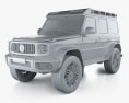 Mercedes-Benz G-class AMG 4×4² 2022 3Dモデル clay render