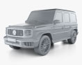 Mercedes-Benz G-class AMG Manufaktur 2024 3D模型 clay render