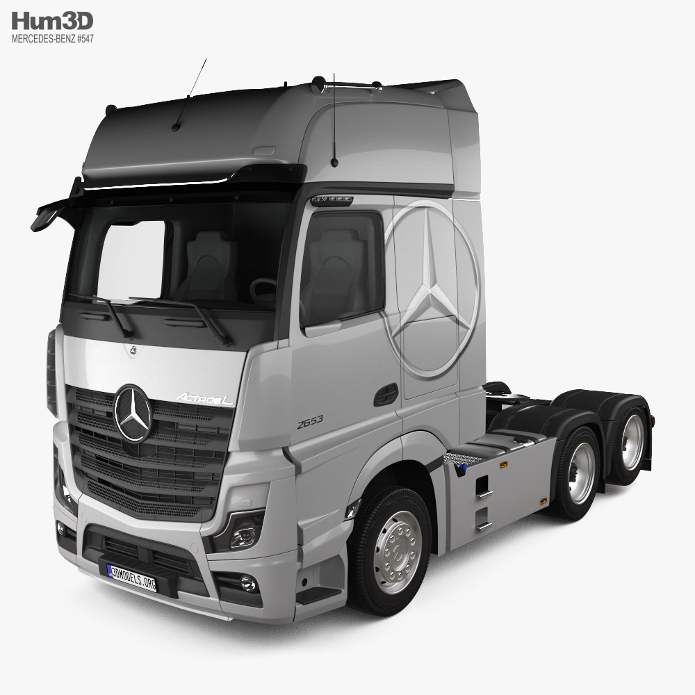 Mercedes-Benz Actros Tractor Truck 3-axle 2024 Modèle 3D