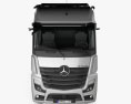 Mercedes-Benz Actros 牵引车 3轴 2024 3D模型 正面图