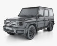 Mercedes-Benz Gクラス EQ Edition One 2024 3Dモデル wire render