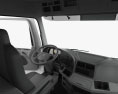 Mercedes-Benz Actros Tipper Truck 3 ejes con interior 2008 Modelo 3D dashboard