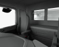 Mercedes-Benz Actros Tipper Truck 3 ejes con interior 2008 Modelo 3D