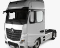 Mercedes-Benz Actros Camión Tractor 2 ejes con interior 2024 Modelo 3D