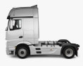 Mercedes-Benz Actros Camion Tracteur 2 essieux avec Intérieur 2024 Modèle 3d vue de côté