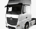 Mercedes-Benz Actros Tractor Truck 2-axle with HQ interior 2024 3d model