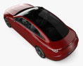 Mercedes-Benz CLA级 带内饰 2023 3D模型 顶视图