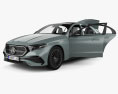 Mercedes-Benz E-class sedan AMG Line with HQ interior 2023 3D模型