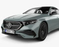 Mercedes-Benz E-class sedan AMG Line with HQ interior 2023 3Dモデル