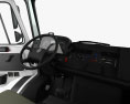 Mercedes-Benz Unimog U4000 Flatbed Canopy Truck with HQ interior 2000 3D 모델  dashboard